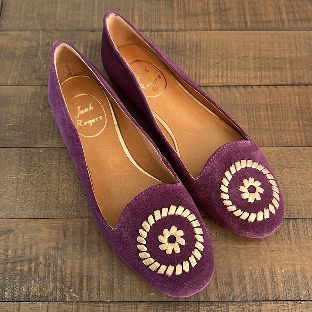 Jack Rogers Rebecca Suede Flats
